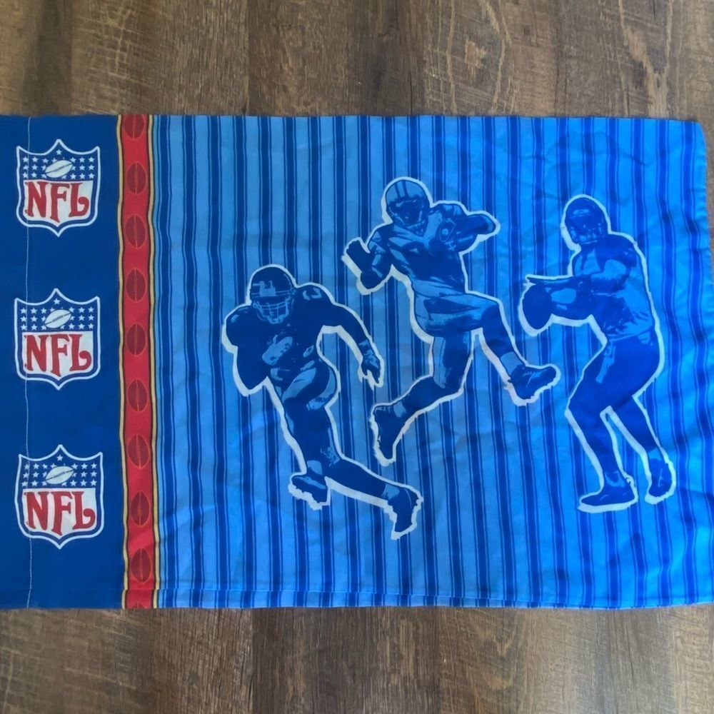 NFL Standard Blue Pillow Case